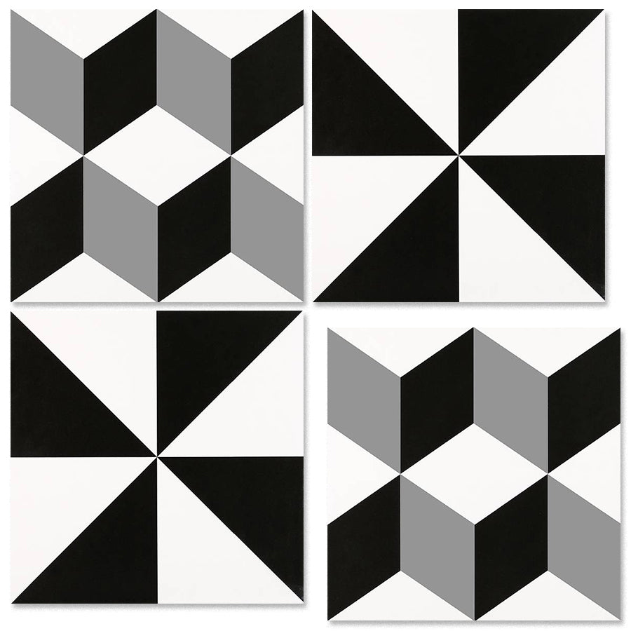 中國佛山瓷磚 China Foshan Tiles Encaustic Tiles 啞光地磚 牆磚F2090 F2091 花磚 裝飾磚 混裝發貨 隨機圖案 20×20cm