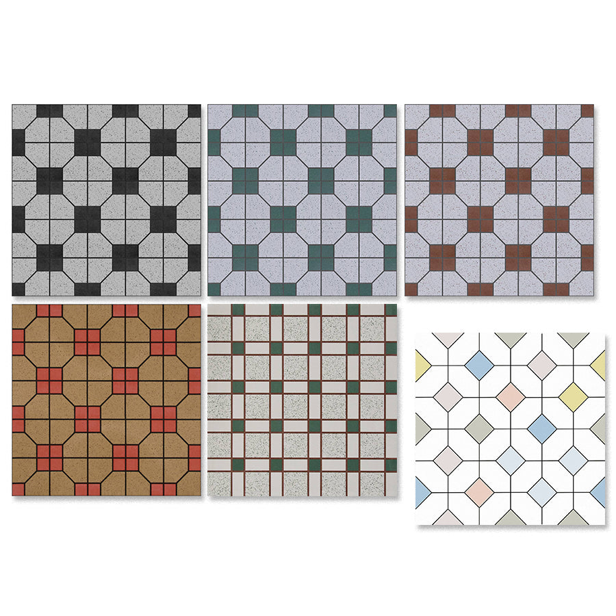 中國佛山瓷磚 China Foshan Tiles Encaustic Tiles 啞光地磚 牆磚F30385 F30387 F30388 F30390 F30436 F30498花磚 裝飾磚 混裝發貨 隨機圖案 30×30cm