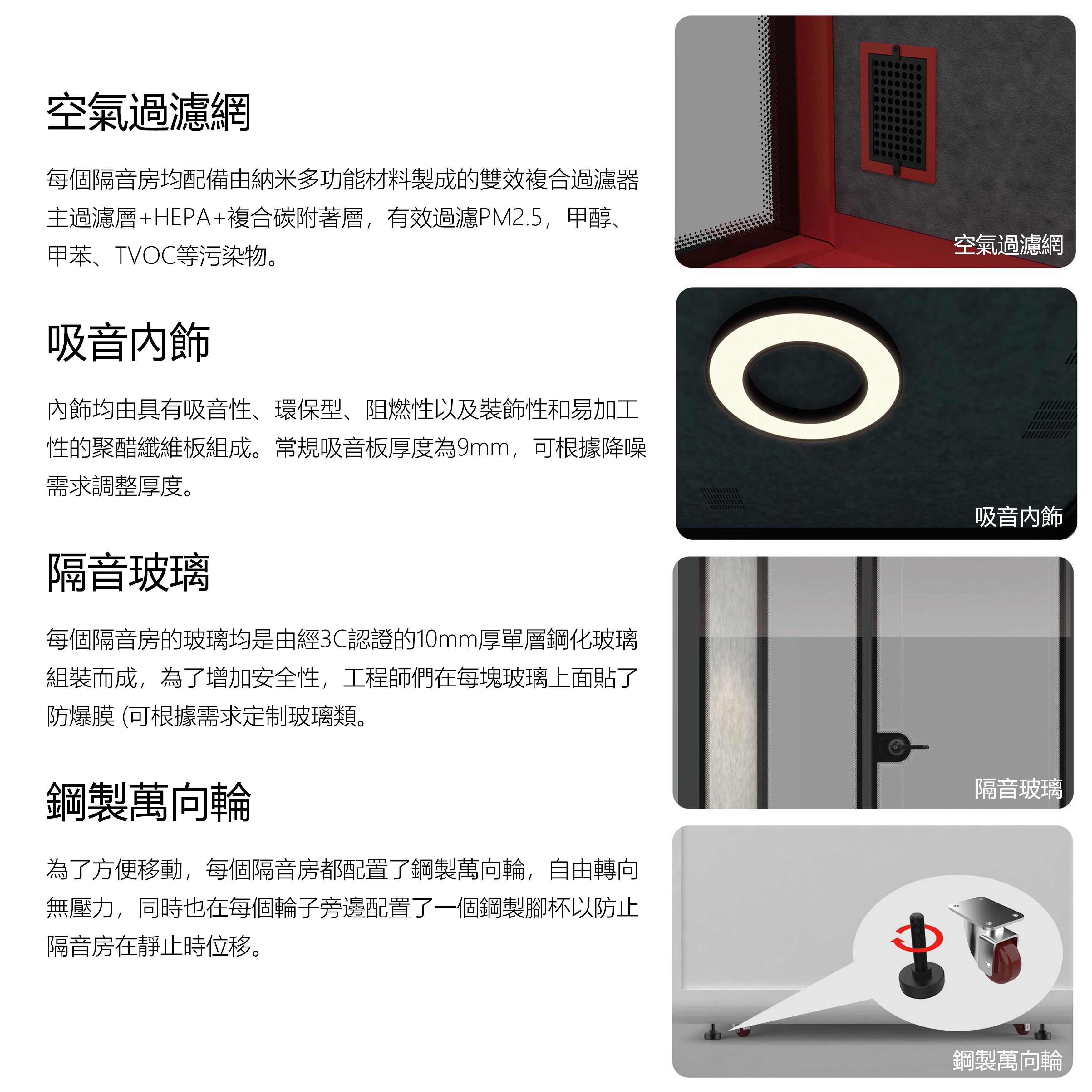Soundproof Pods for Office 隔音艙 Meeting Booths 隔音房 辦公室專用 隔音會議室 隔音會客室 產品介紹