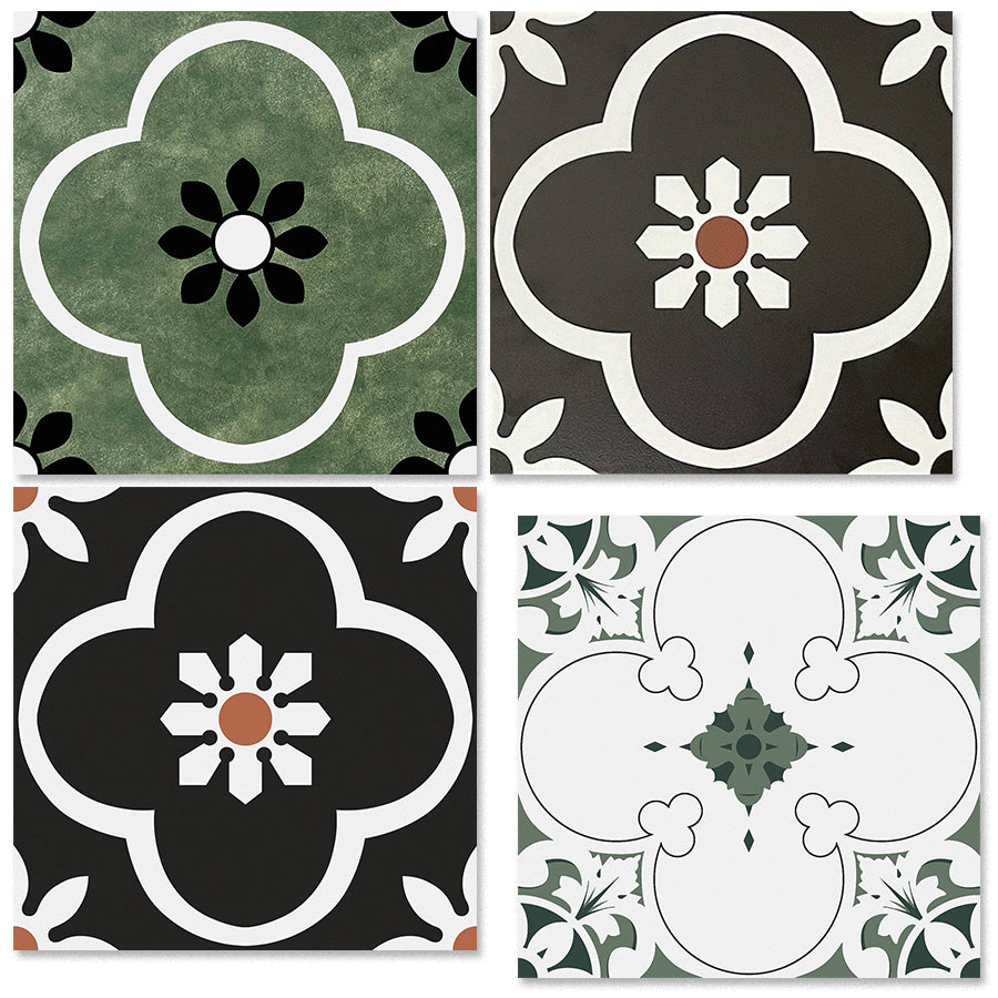 中國佛山瓷磚 China Foshan Tiles Encaustic Tiles 啞光地磚 牆磚F30486L F30537W F30611W F30617W花磚 裝飾磚 混裝發貨 隨機圖案 30×30cm