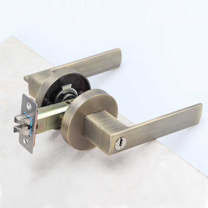 Door Lock Doors Handles Doors Hardware 標配款 F03系列 門鎖 有匙款 冇匙款 方形 門把手 房間門 浴室衛生間門 圓形鎖 一體鎖