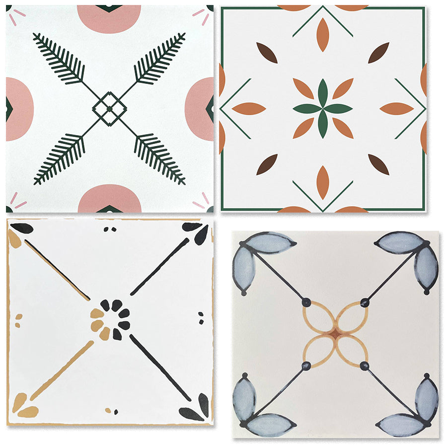 中國佛山瓷磚 China Foshan Tiles Encaustic Tiles 啞光地磚 牆磚F30416 F30455 F30459 F30536W花磚 裝飾磚 混裝發貨 隨機圖案 30×30cm