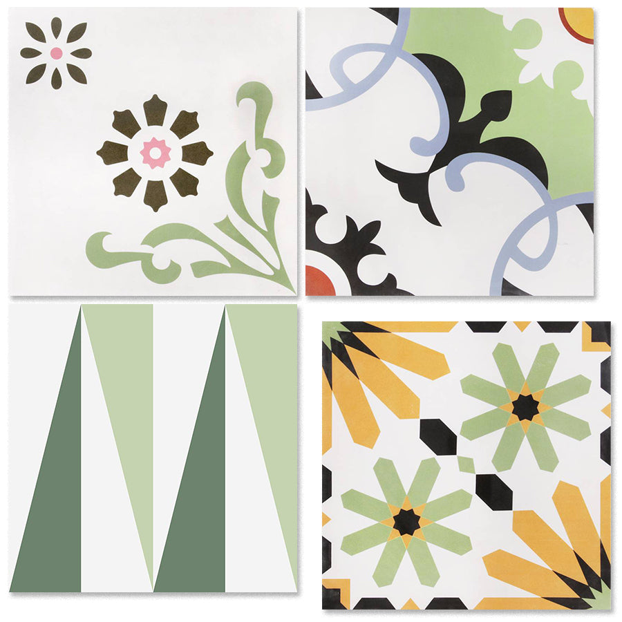 中國佛山瓷磚 China Foshan Tiles Encaustic Tiles 啞光地磚 牆磚F30353 F30354 F30356 F30359 花磚 裝飾磚 混裝發貨 隨機圖案 30×30cm