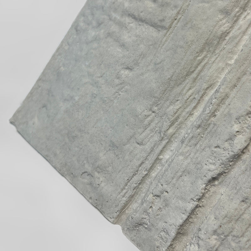 Flexible Stone 軟瓷 Veneer Sheet Interior and Exterior 柔性石材 真石質感 防水防潮 室內戶外可用 峭壁岩30x240cm米白052黃058