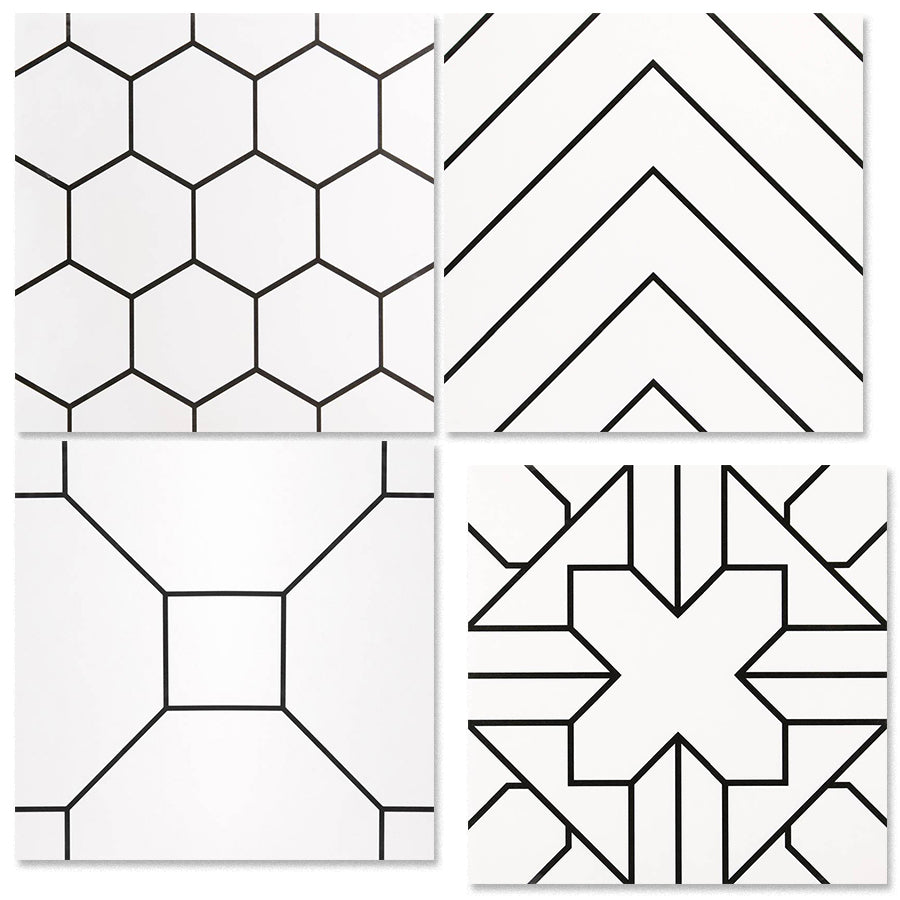 中國佛山瓷磚 China Foshan Tiles Encaustic Tiles 啞光地磚 牆磚F30004 F30010 F30048 F30054花磚 裝飾磚 混裝發貨 隨機圖案 30×30cm