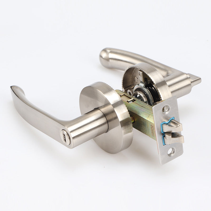 Door Lock Doors Handles Doors Hardware 標配款 F05系列 門鎖 有匙款 冇匙款 圓形 門把手 房間門 浴室衛生間門 弧形把手 一體鎖