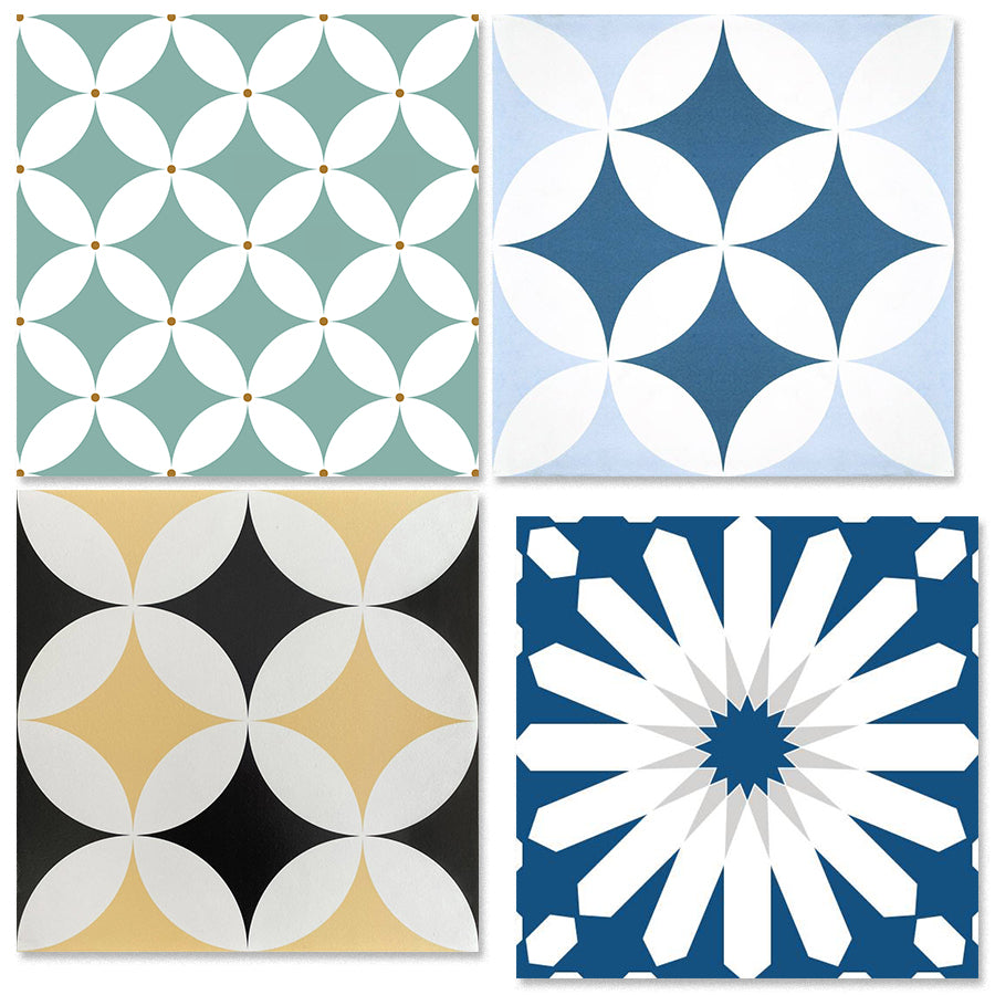 中國佛山瓷磚 China Foshan Tiles Encaustic Tiles 啞光地磚 牆磚F30398 F30435 F30453 F30457花磚 裝飾磚 混裝發貨 隨機圖案 30×30cm