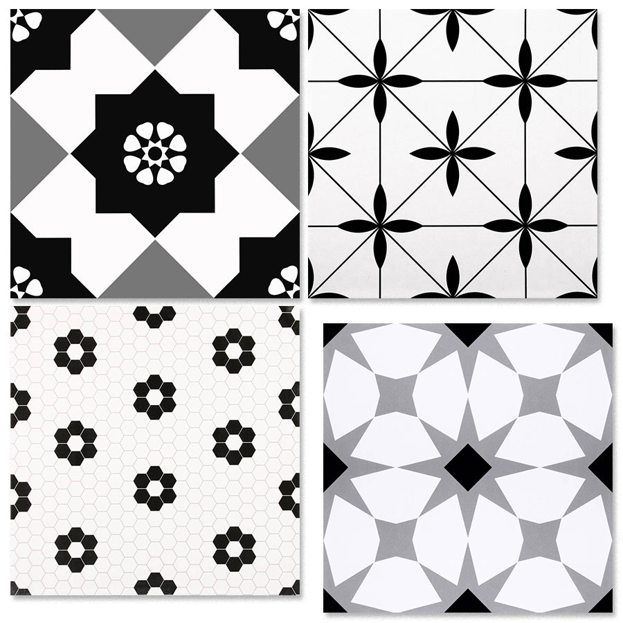 中國佛山瓷磚 China Foshan Tiles Encaustic Tiles 啞光地磚 牆磚F30021 F30079 F30082 F30083花磚 裝飾磚 混裝發貨 隨機圖案 30×30cm