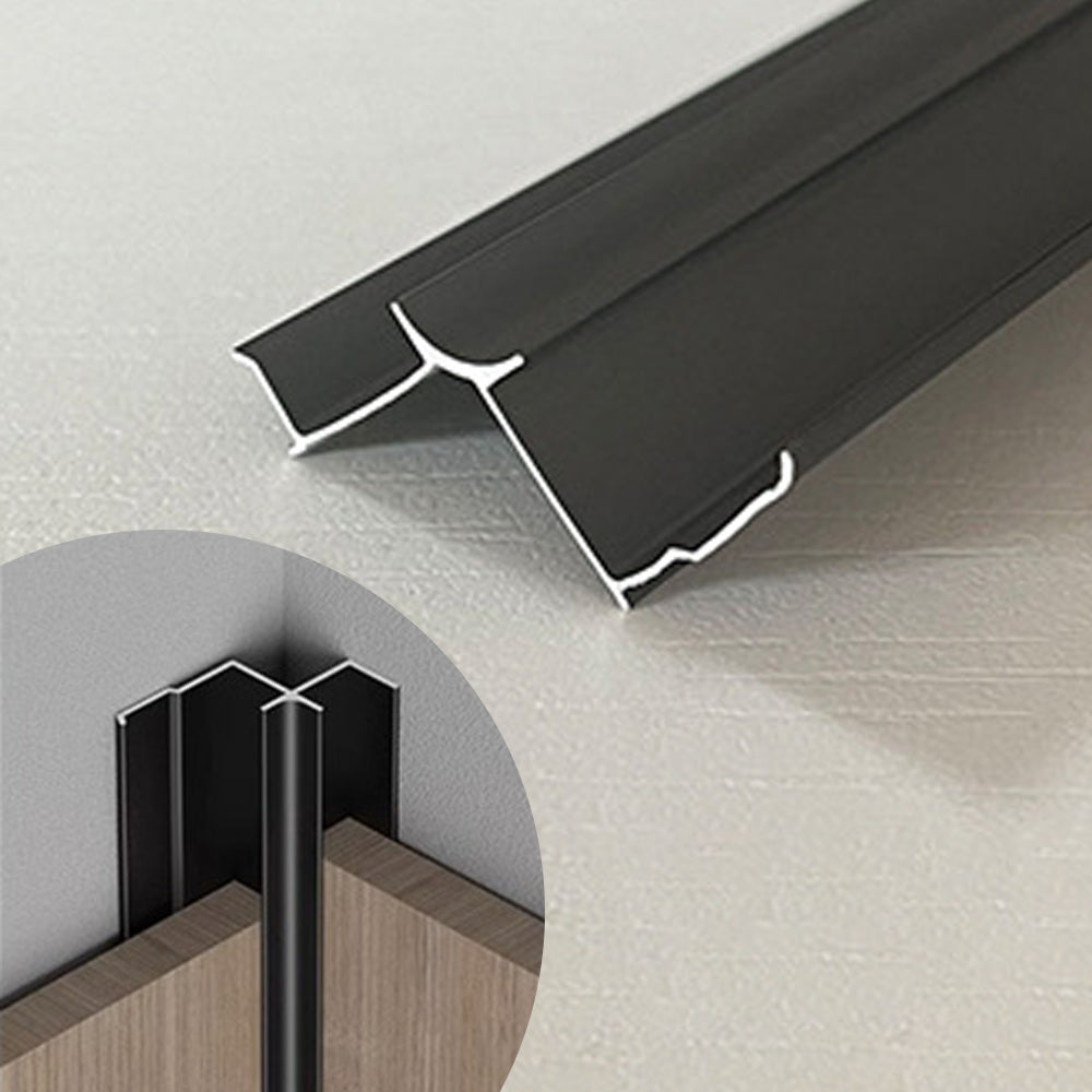 Aluminium Alloy External Corners Decorative Strip 墻板專用 鋁合金 W陰角裝飾線 修邊線 長度2.5米/條