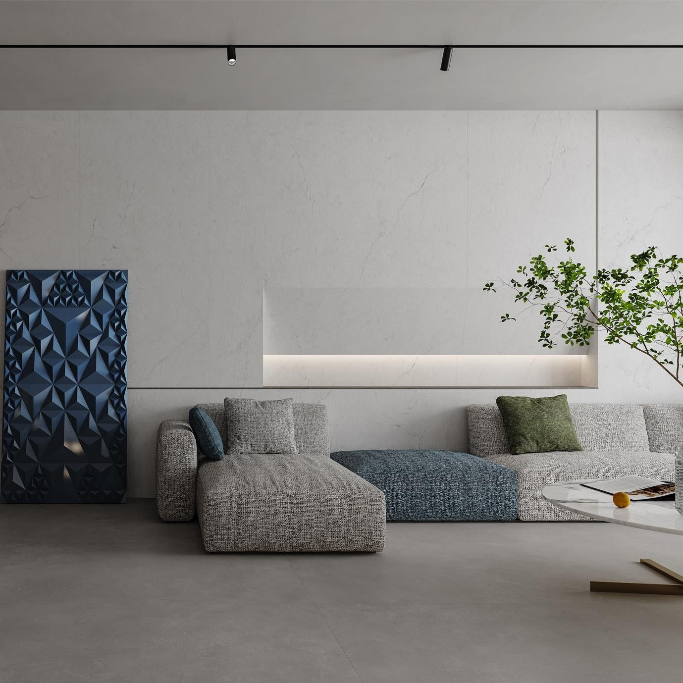 意大利設計磁磚 Italian Design Tiles 星云石 極光白 CX918101GY 90×180cm 地磚 牆磚 柔光磚 Dry grain and throw 半拋幹粒工藝 Dumb and soft face 啞柔面