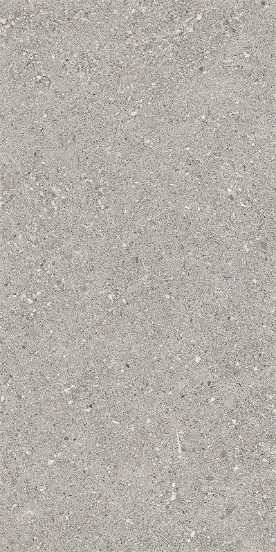 意大利設計磁磚 Italian Design Tiles 水磨石 淺灰 FS7515077GY 75×150cm 地磚 牆磚 柔光磚 Dry grain and throw 半拋幹粒工藝 Dumb and soft face 啞柔面