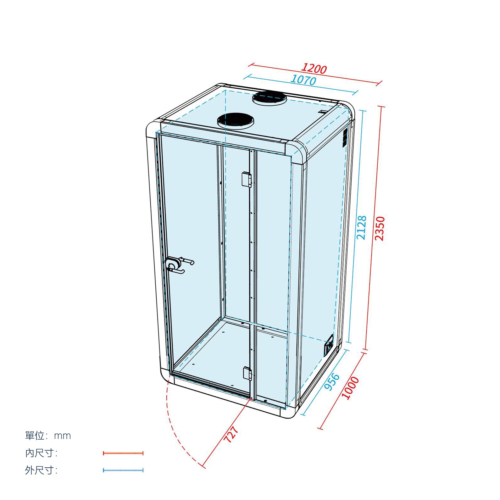 Soundproof Pods for Office YP2S 隔音艙 Meeting Booths 隔音房 辦公室專用 隔音會議室 隔音會客室 包送貨安裝