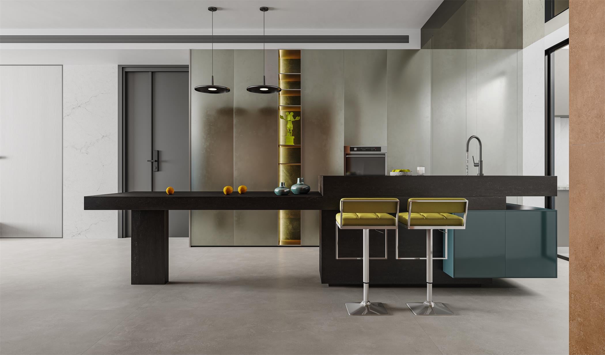 意大利設計磁磚 Italian Design Tiles 星云石 極光白 CX918101GY 90×180cm 地磚 牆磚 柔光磚 Dry grain and throw 半拋幹粒工藝 Dumb and soft face 啞柔面
