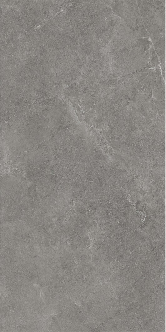 意大利設計磁磚 Italian Design Tiles 水磨石 深灰 FS7515088GY 75×150cm 地磚 牆磚 柔光磚 Dry grain and throw 半拋幹粒工藝 Dumb and soft face 啞柔面