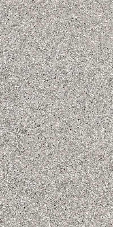 意大利設計磁磚 Italian Design Tiles 水磨石 淺灰 FS7515077GY 75×150cm 地磚 牆磚 柔光磚 Dry grain and throw 半拋幹粒工藝 Dumb and soft face 啞柔面