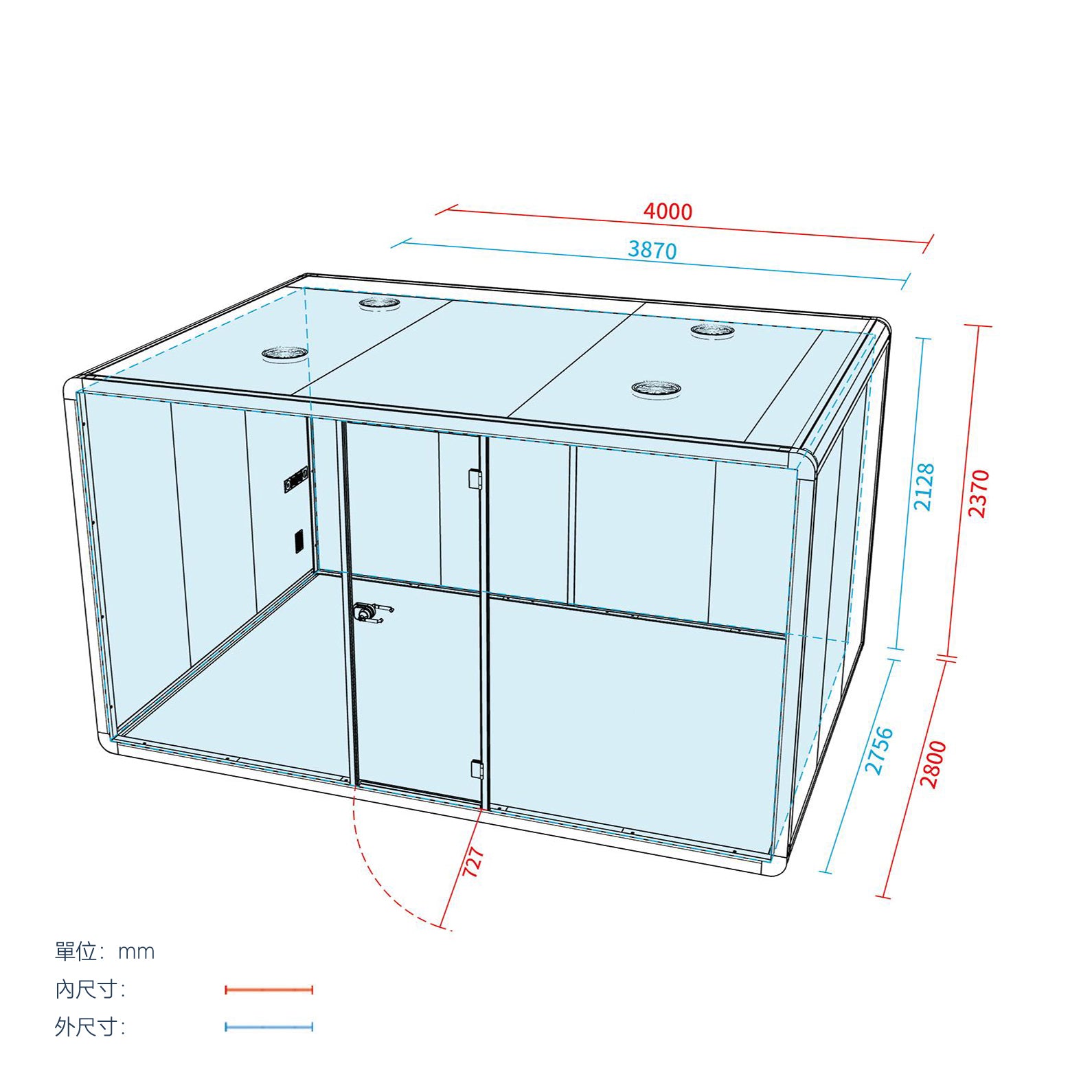Soundproof Pods for Office YP4L 隔音艙 Meeting Booths 隔音房 辦公室專用 隔音會議室 隔音會客室 包送貨安裝