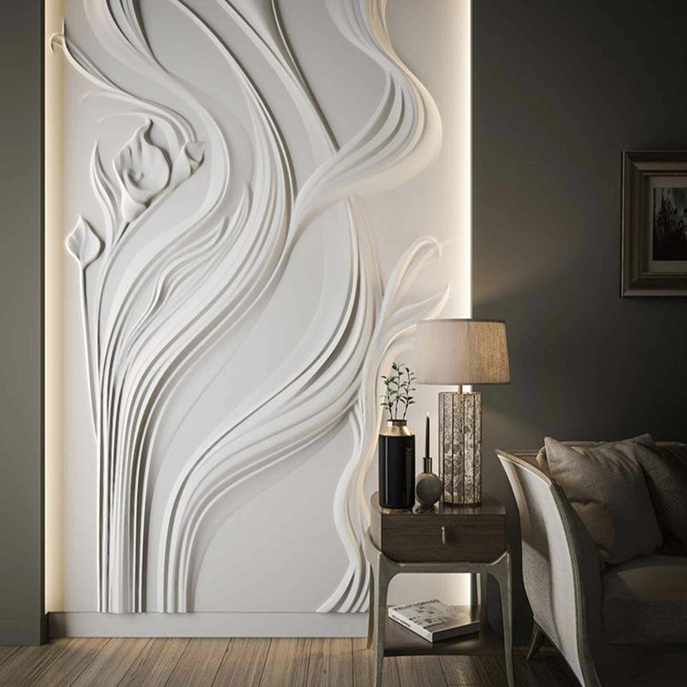 3D Leather Wall Panels 立體浮雕 Customizable 可訂造尺寸 皮紋牆板 立體牆板 繡花牆板 透光牆板 藝術背景墻 皮紋格柵板 皮紋半圓板 環保PU皮材質