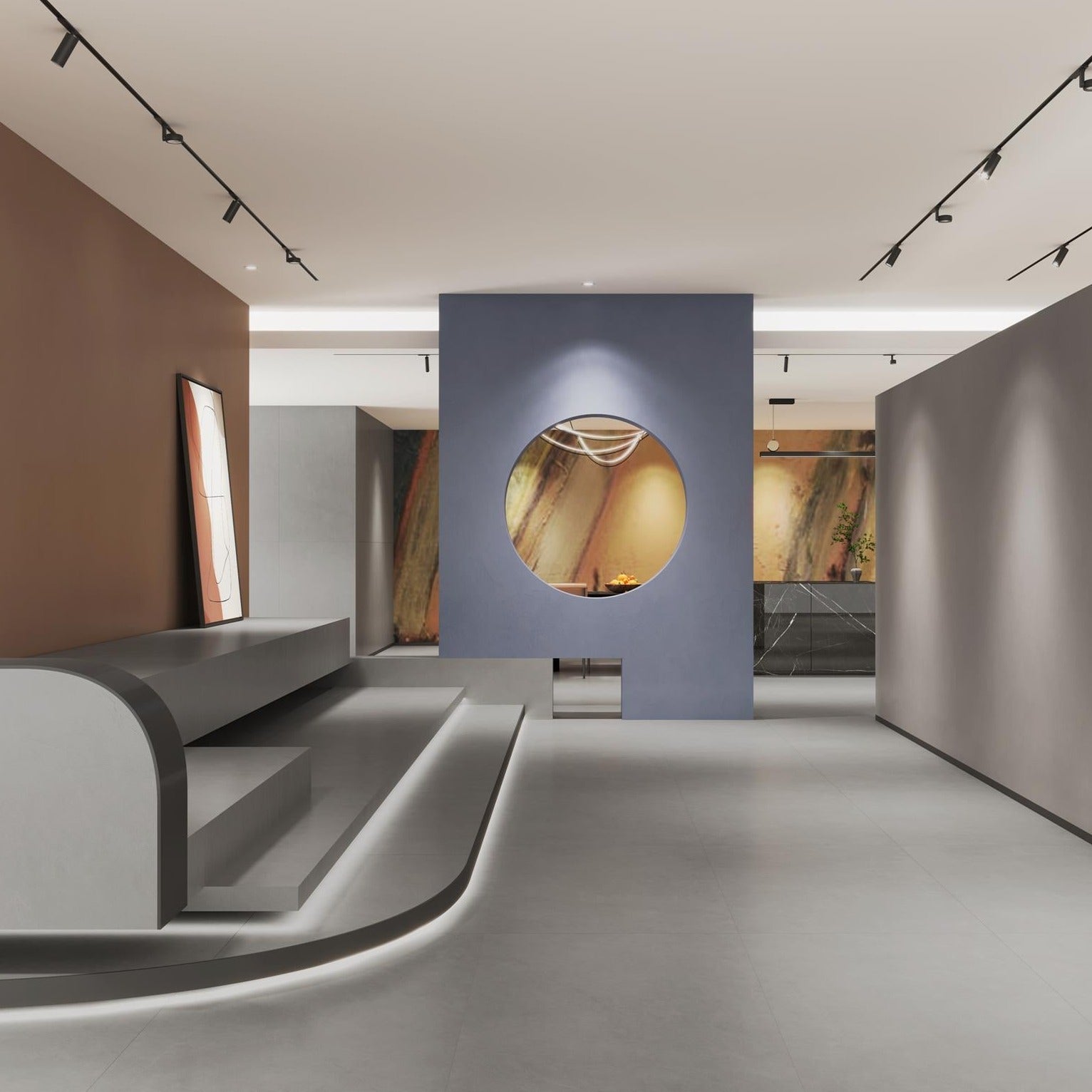 意大利設計磁磚 Italian Design Tiles 微水泥暖石 中灰 SW918065GY 90×180cm 地磚 牆磚 柔光磚 Dry grain and throw 半拋幹粒工藝 Dumb and soft face 啞柔面