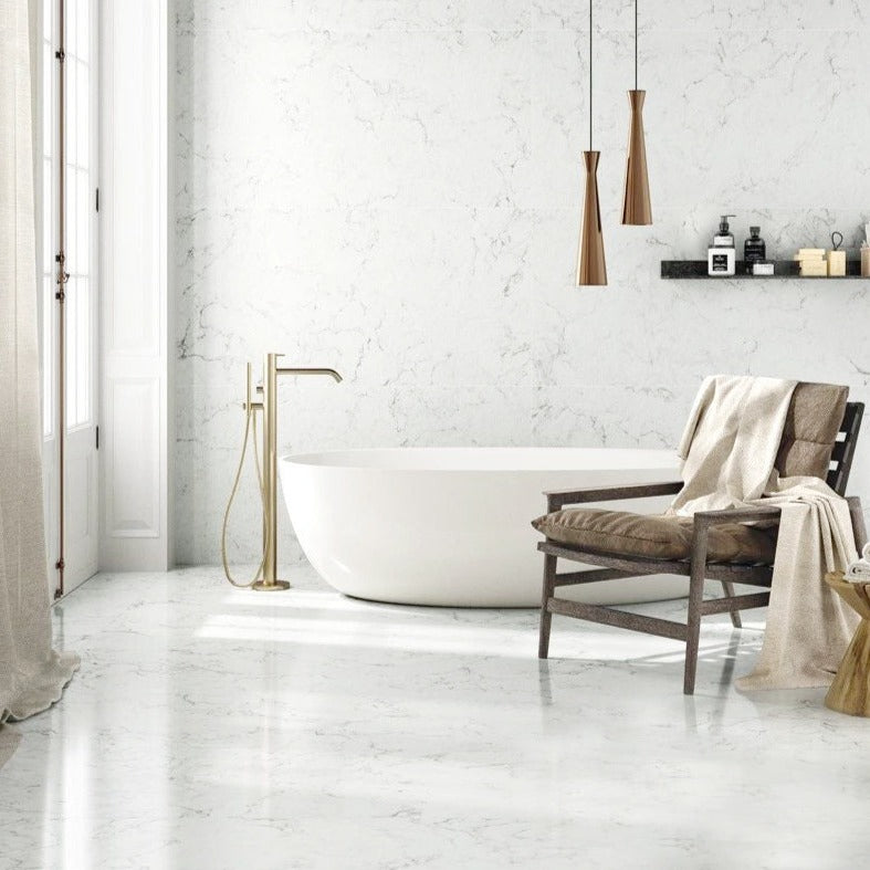 意大利設計磁磚 Italian Design Tiles 雲山泉 極光白 CX88Y01 80×80cm 地磚 牆磚 柔光磚 Ultra-fine dry grain 超細半拋幹粒工藝 Silky 丝滑面