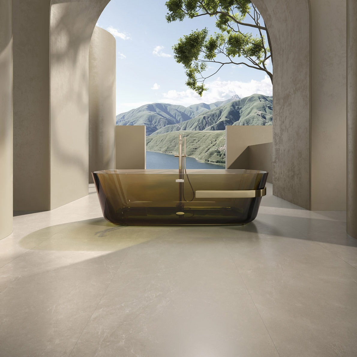 意大利設計磁磚 Italian Design Tiles 蒼穹灰 CX7515Y03 75×150cm 地磚 牆磚 柔光磚 Dry grain and throw 半拋幹粒工藝 Dumb and soft face 啞柔面