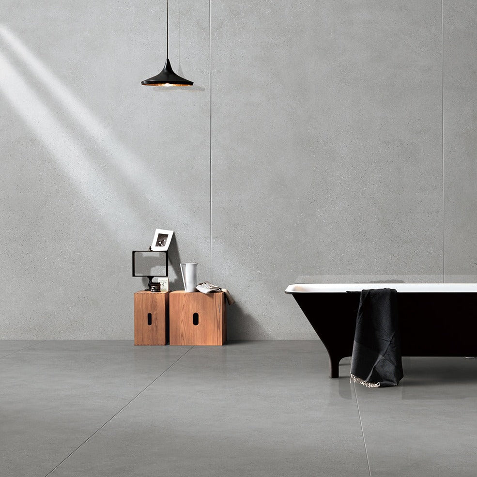 意大利設計瓷磚 Italian Design Tiles TERRAZZO GREY Rustic Tiles Matte Tiles 仿古磚 啞光磚 90x265cm中國佛山瓷磚 China Foshan Tiles 地磚 Floor Tiles 墻磚 Wall Tiles