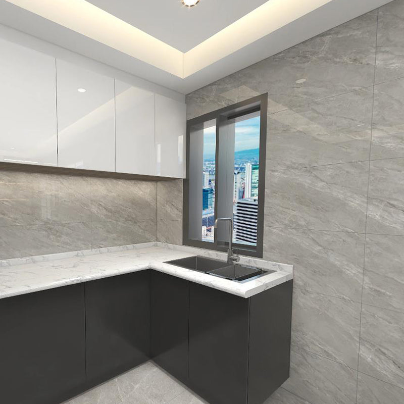 中國佛山瓷磚 China Foshan Marble Tiles Glossy 大理石瓷磚 連紋瓷磚 地磚 墻磚 釉面磚 亮光面 小湘江2-GB48322 40×80cm