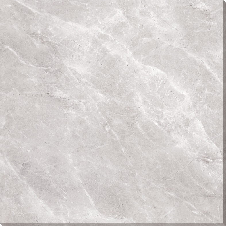 中國佛山磁磚 China Foshan Marble Tiles Glossy 大理石磁磚 連紋磁磚 地磚 牆磚 釉面磚 亮光面 8E8114閃電灰 80×80cm
