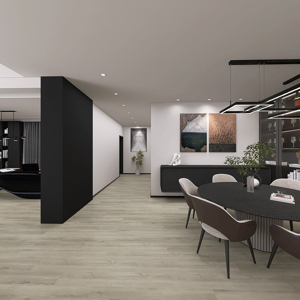 SPC Flooring SPC 5mm厚 石塑地板 S202 快裝地板 IXPE防水靜音墊 防水 Waterproof 耐用 Durable 簡易安裝