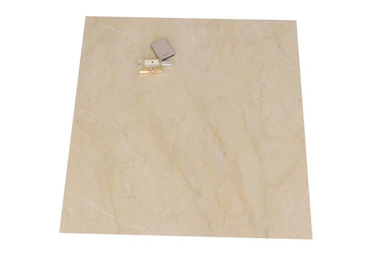 中國佛山瓷磚 China Foshan Marble Tiles Glossy 大理石瓷磚 連紋瓷磚 地磚 牆磚 釉面磚 8E8005香雲紗米黃 80×80cm