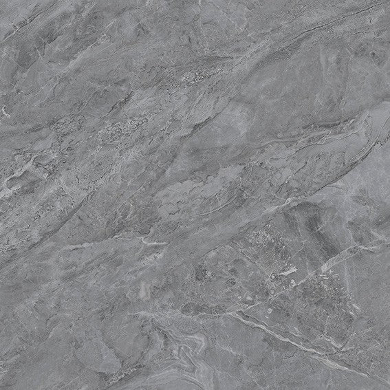 中國佛山磁磚 China Foshan Marble Tiles Glossy 大理石磁磚 連紋磁磚 地磚 牆磚 釉面磚 亮光面 8E8131辛格拉深灰 80×80cm