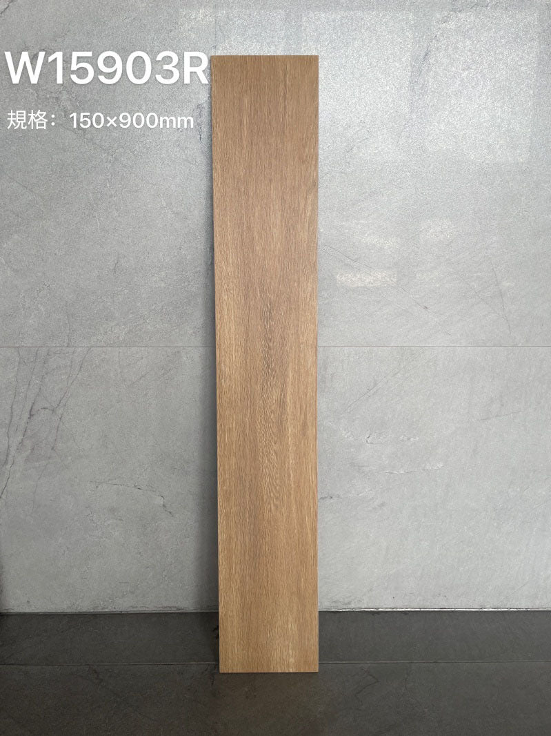 木紋磚 戶外地磚 R12級防滑 W15903R 15×90cm Wood Grain Brick R12 Anti-slip Finish Outdoor Tiles
