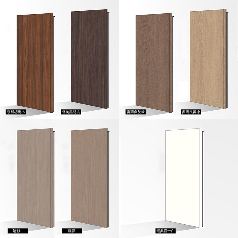 Carbon Crystal Wooden Doors  Z50 （包木框和門鎖）XNS-PB01 平板 香奈兒棕 碳晶門 實木復合門 生態門 現代簡約風格