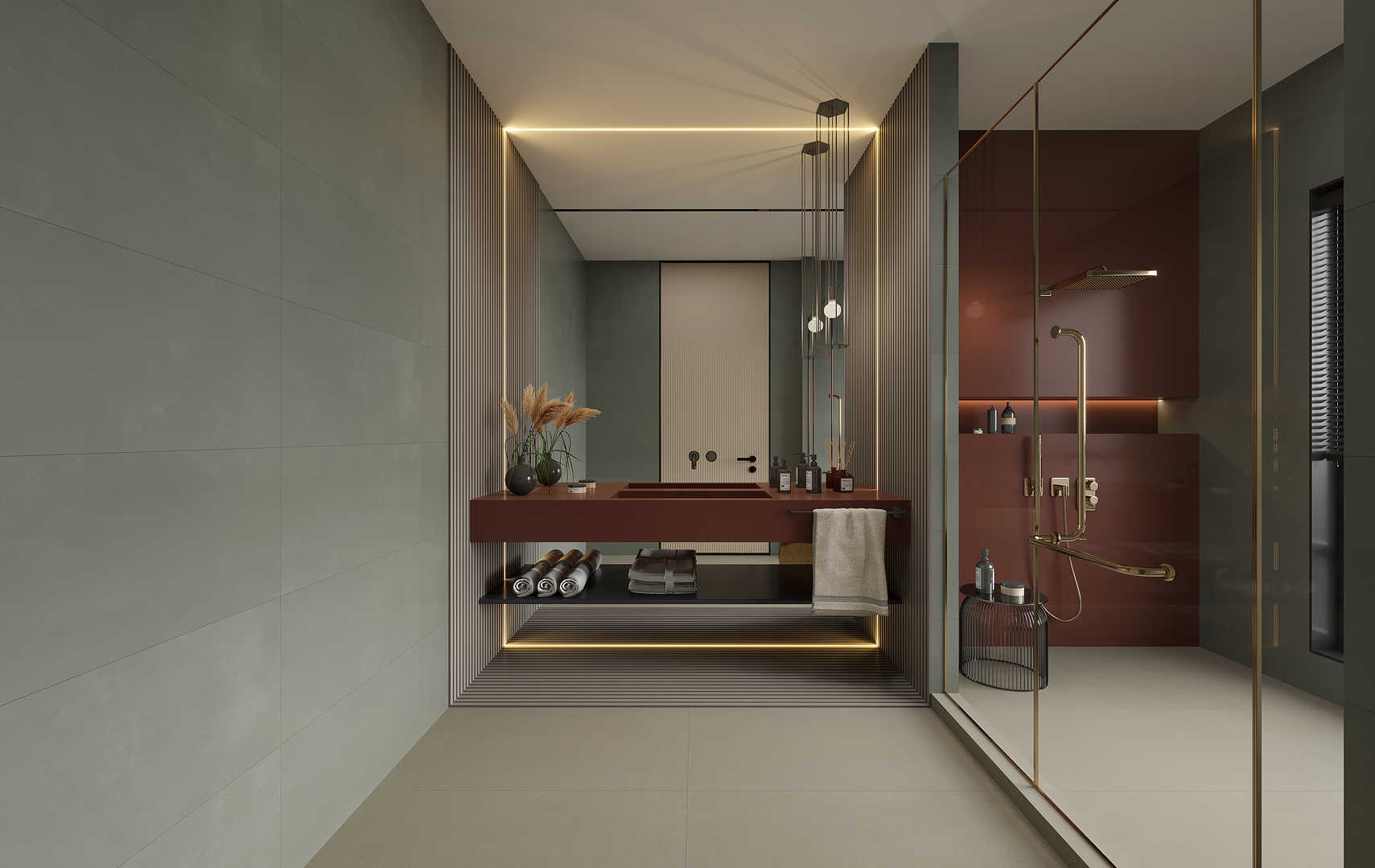 仿古磚 Rustic Tiles YM4814 青鈍灰 40x80cm 中國佛山瓷磚 China Foshan Tiles 地磚 Floor Tiles 牆磚 Wall Tiles