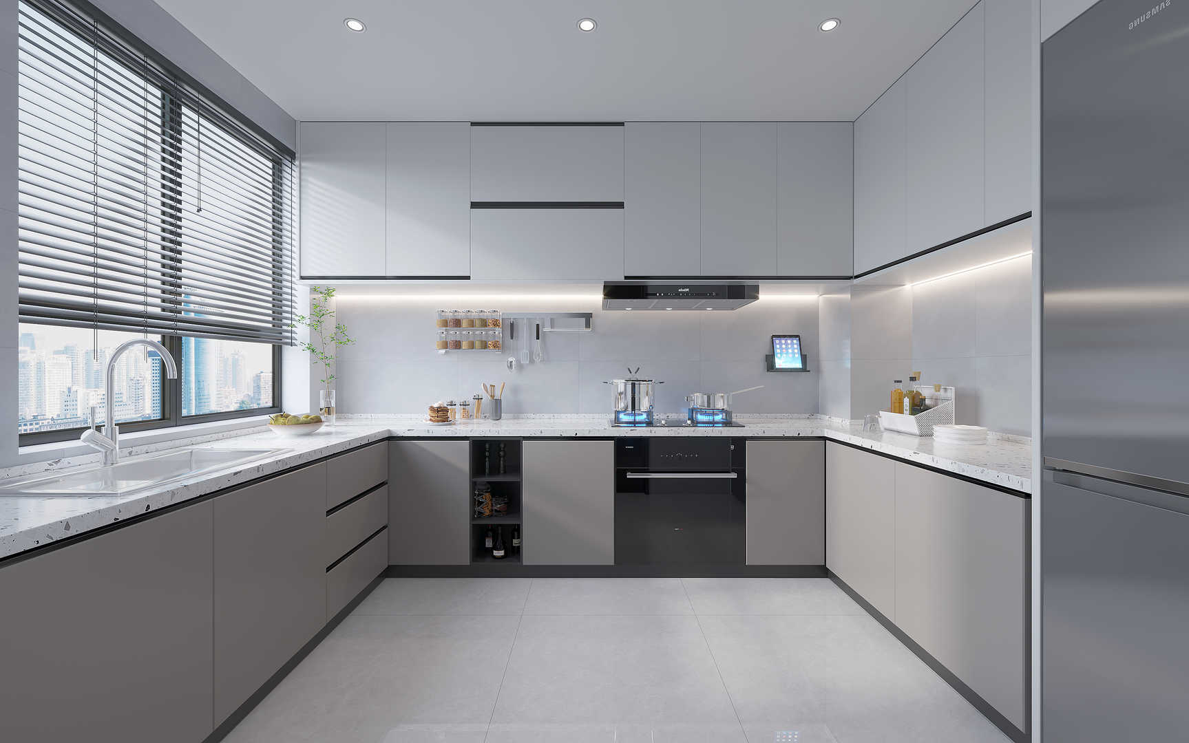 仿古磚 Rustic Tiles YM4821 松岩深灰 40x80cm 中國佛山瓷磚 China Foshan Tiles 地磚 Floor Tiles 牆磚 Wall Tiles