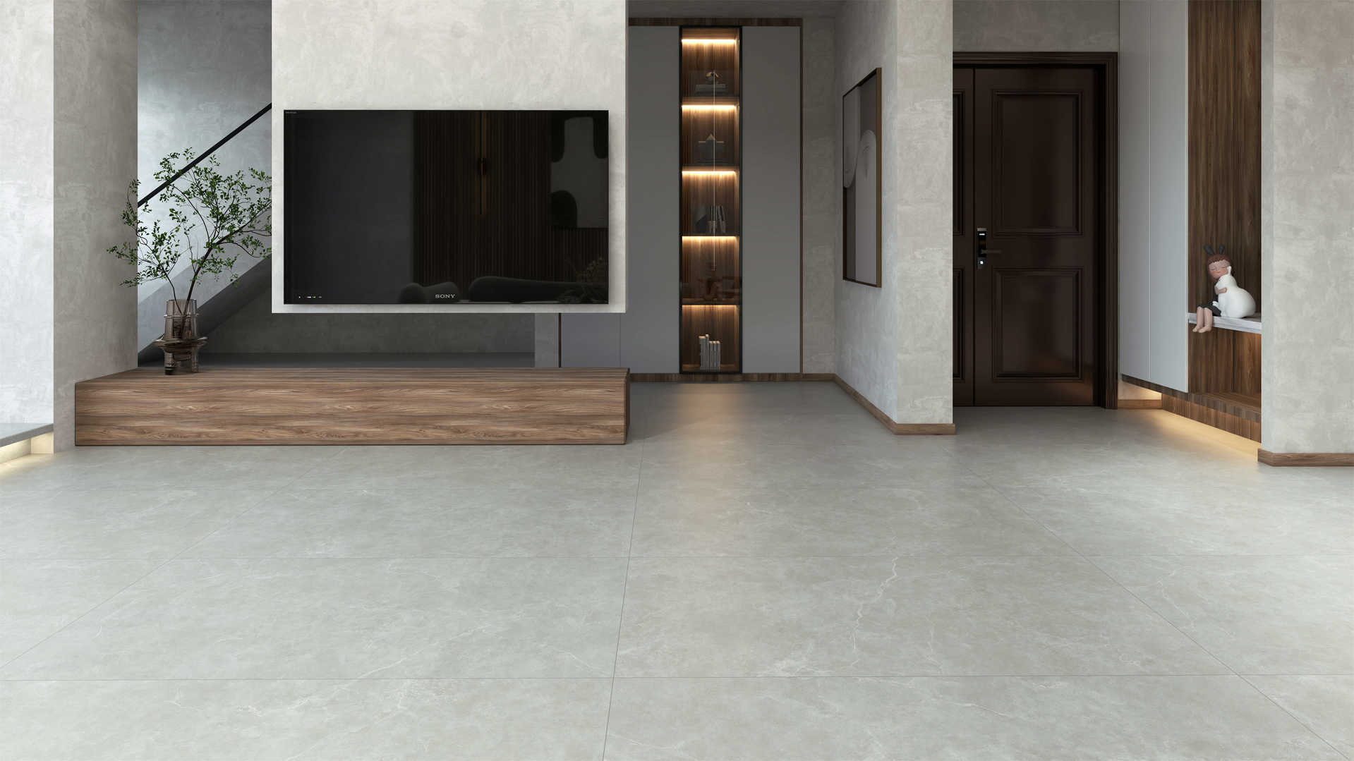 仿古磚 Rustic Tiles YM61018GYP 冰川淺灰 60x120cm 幹粒啞拋 中國佛山瓷磚 China Foshan Tiles 地磚 Floor Tiles 牆磚 Wall Tiles