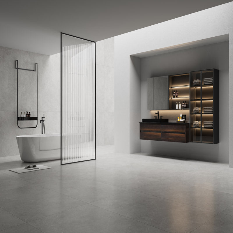 意大利設計磁磚 Italian Design Tiles 意大利灰 CX715P98 75×150cm 地磚 牆磚 柔光磚 Dry grain and throw 半拋幹粒工藝 Dumb and soft face 啞柔面