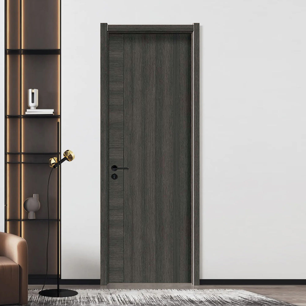 Carbon Crystal Wooden Doors (包木框和門鎖)北歐金橡2號(零度)LS-2201 碳晶門 實木復合門 生態門 現代簡約風格 新西蘭松木門框 60mm