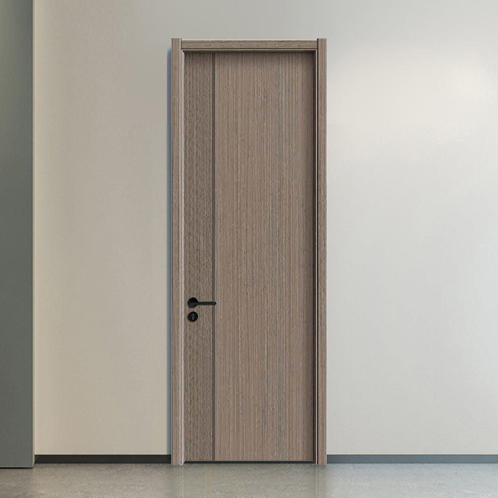Carbon Crystal Wooden Doors (包木框和門鎖)清雅胡桃1號 LS-2306-1 風雅胡桃2號 2306-2 碳晶門 實木復合門 生態門 現代簡約風格 新西蘭松木門框 60mm
