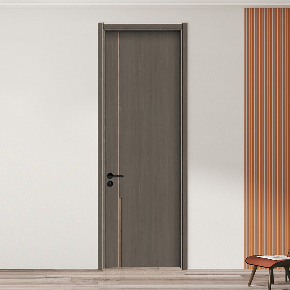 Carbon Crystal Wooden Doors (包木框和門鎖)清雅胡桃1號 LS-2319-1 風雅胡桃2號 LS-2319-2 碳晶門 實木復合門 生態門 現代簡約風格 新西蘭松木門框 60mm