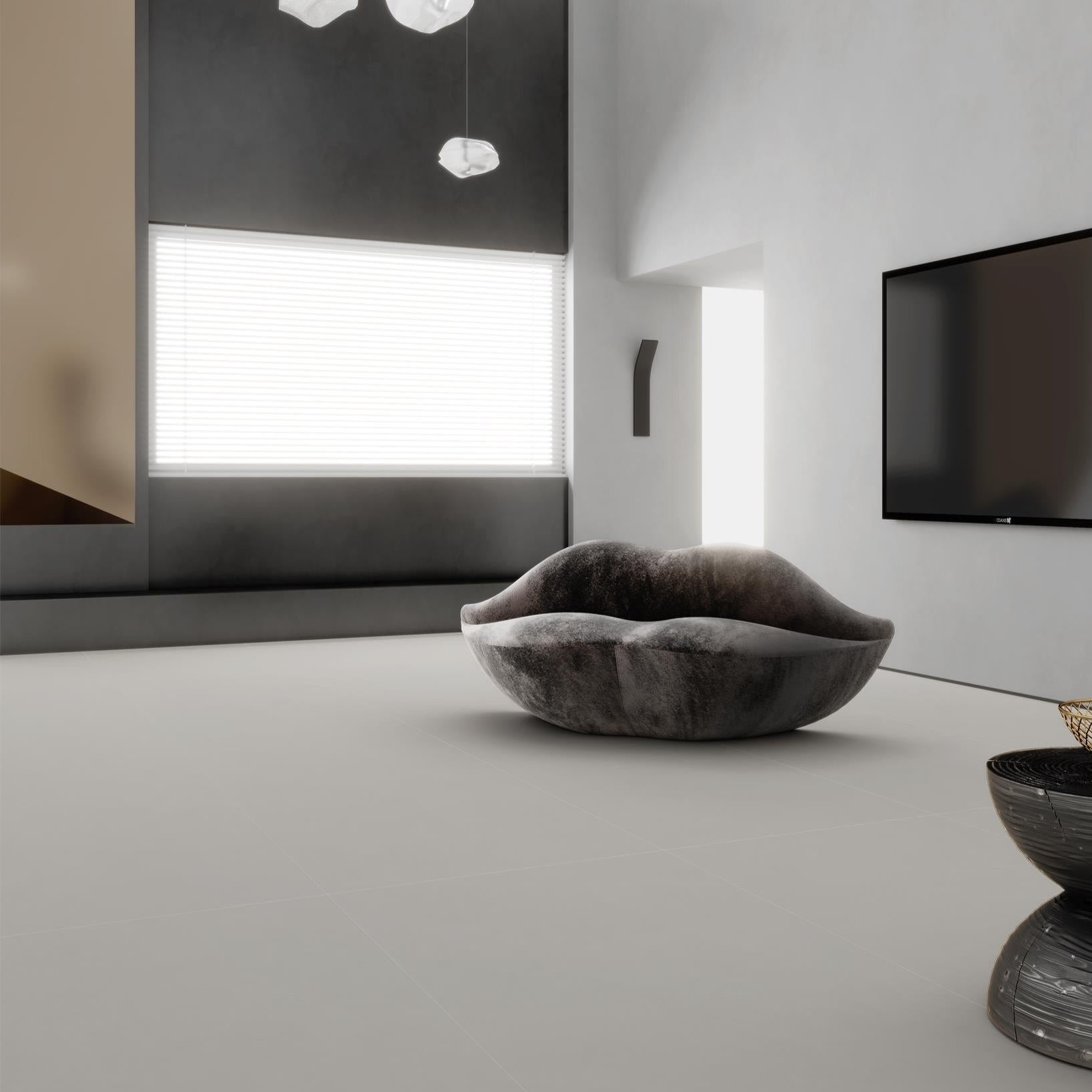 意大利設計磁磚 Italian Design Tiles 微水泥暖石 米灰 SW918063GY 90×180cm 地磚 牆磚 柔光磚 Dry grain and throw 半拋幹粒工藝 Dumb and soft face 啞柔面