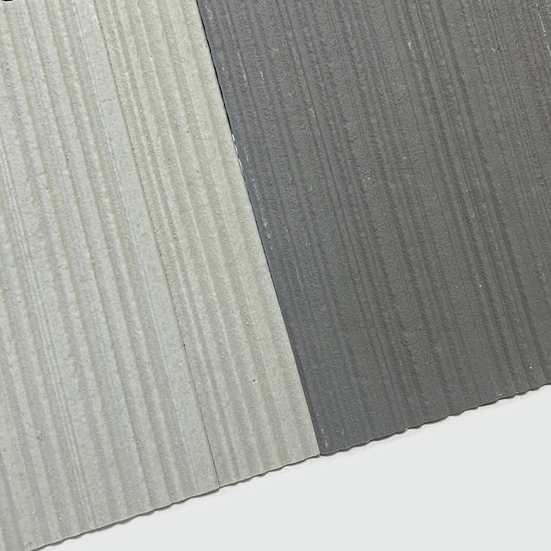 Flexible Stone 軟瓷 Veneer Sheet Interior and Exterior 柔性石材 真石質感 防水防潮 室內戶外可用 新線石280x60cm米白052水泥灰032