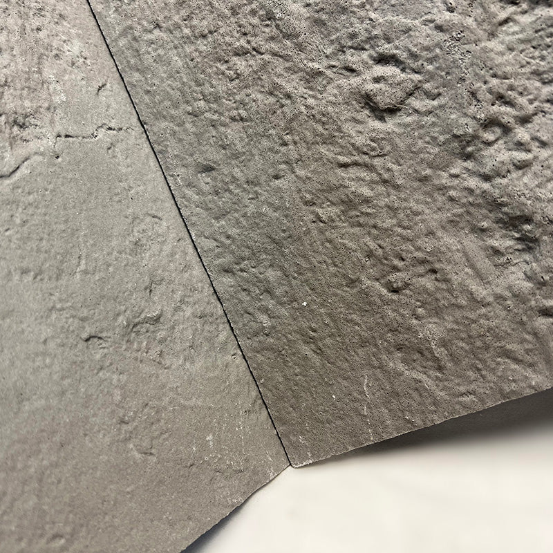 Flexible Stone 軟瓷 Veneer Sheet Interior and Exterior 柔性石材 真石質感 防水防潮 室內戶外可用 水泥澆築板300x60cm 300x120cm淺灰031中灰038米白052