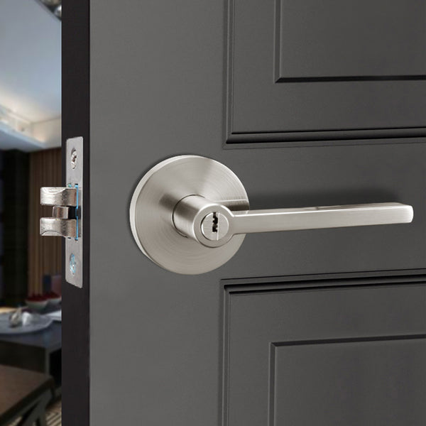 Door Lock Doors Handles Doors Hardware標配款 F02系列 門鎖 有匙款 冇匙款 門把手 房間門 浴室衛生間門 圓形鎖 一體鎖