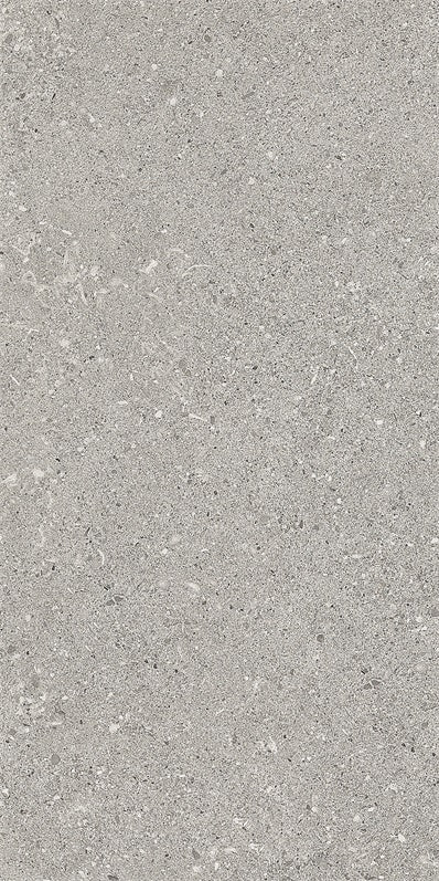 意大利設計磁磚 Italian Design Tiles 水磨石 淺灰 FS7515077GY 75×150cm 地磚 牆磚 柔光磚 Dry grain and throw 半拋幹粒工藝 Dumb and soft face 啞柔面