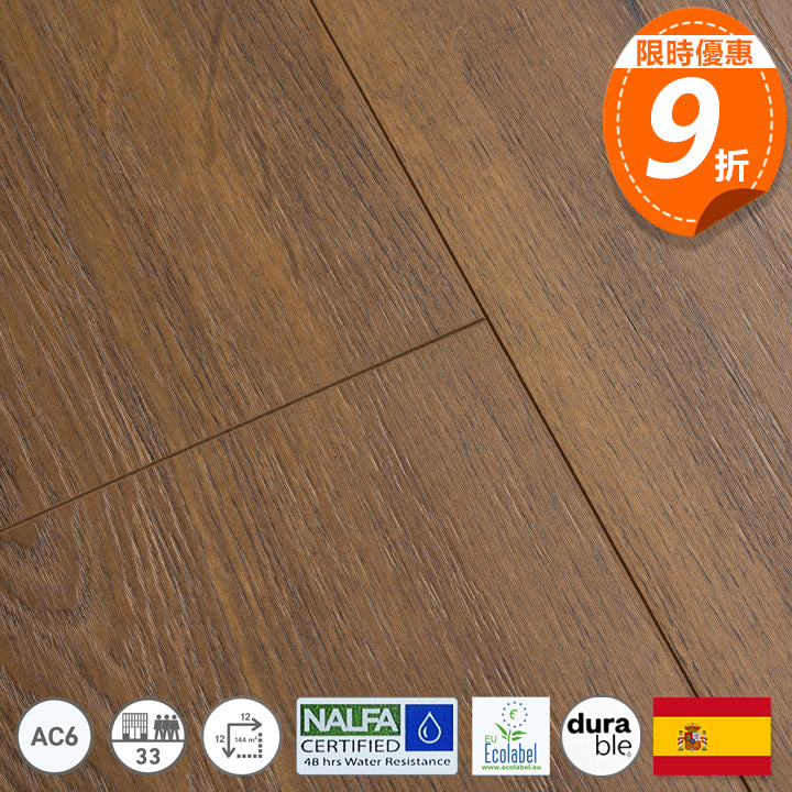Finfloor無縫地板 西班牙進口 48小時防水 經久耐用   2AN Toasted Wexford Oak  41048140