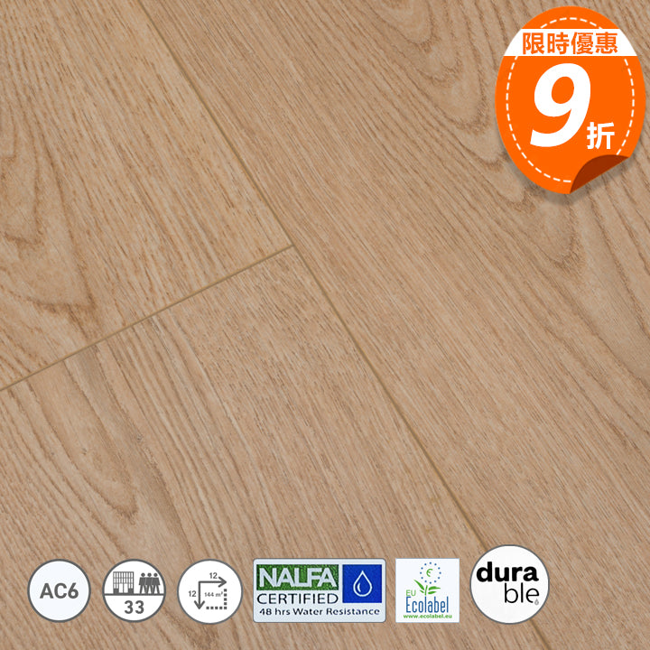 Finfloor無縫地板 西班牙進口 48小時防水 經久耐用  336B Gavia Fado Oak 41048144