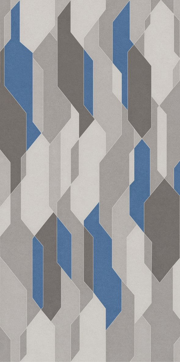 意大利設計磁磚 Italian Design Tiles 藝術花磚 SW7515H01AB 75×150cm 地磚 牆磚 柔光磚 Dry grain and throw 半拋幹粒工藝 Dumb and soft face 啞柔面