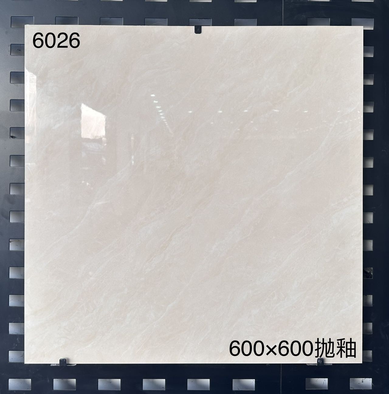 中國佛山瓷磚 China Foshan Marble Tiles Glossy 大理石瓷磚 連紋瓷磚 地磚 墻磚 釉面磚 亮光面 6026 60×60cm