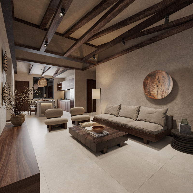 意大利設計磁磚 Italian Design Tiles 隕石 CX715Y91 75×150cm 地磚 牆磚 柔光磚 Dry grain and throw 半拋幹粒工藝 Dumb and soft face 啞柔面