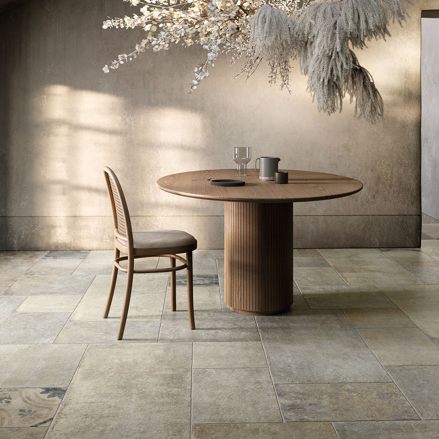 意大利 Italy RICCHETTI I5605NN3-09F I5605NN3-08F I5605NN3-71F 3.33×3.33cm DECO HERITAGE NOIR 花磚 藝術磚 詫寂風 十三個面隨機發貨